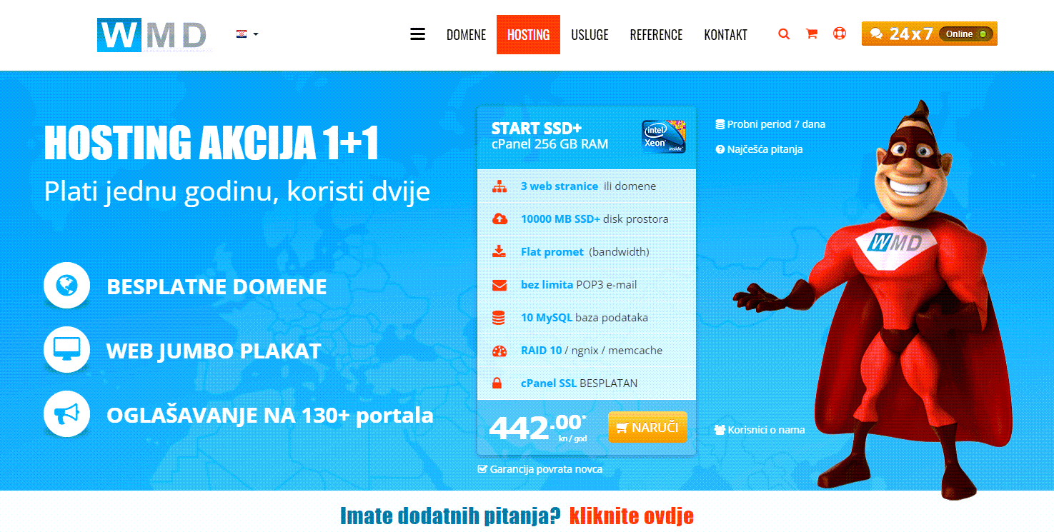Hosting akcija